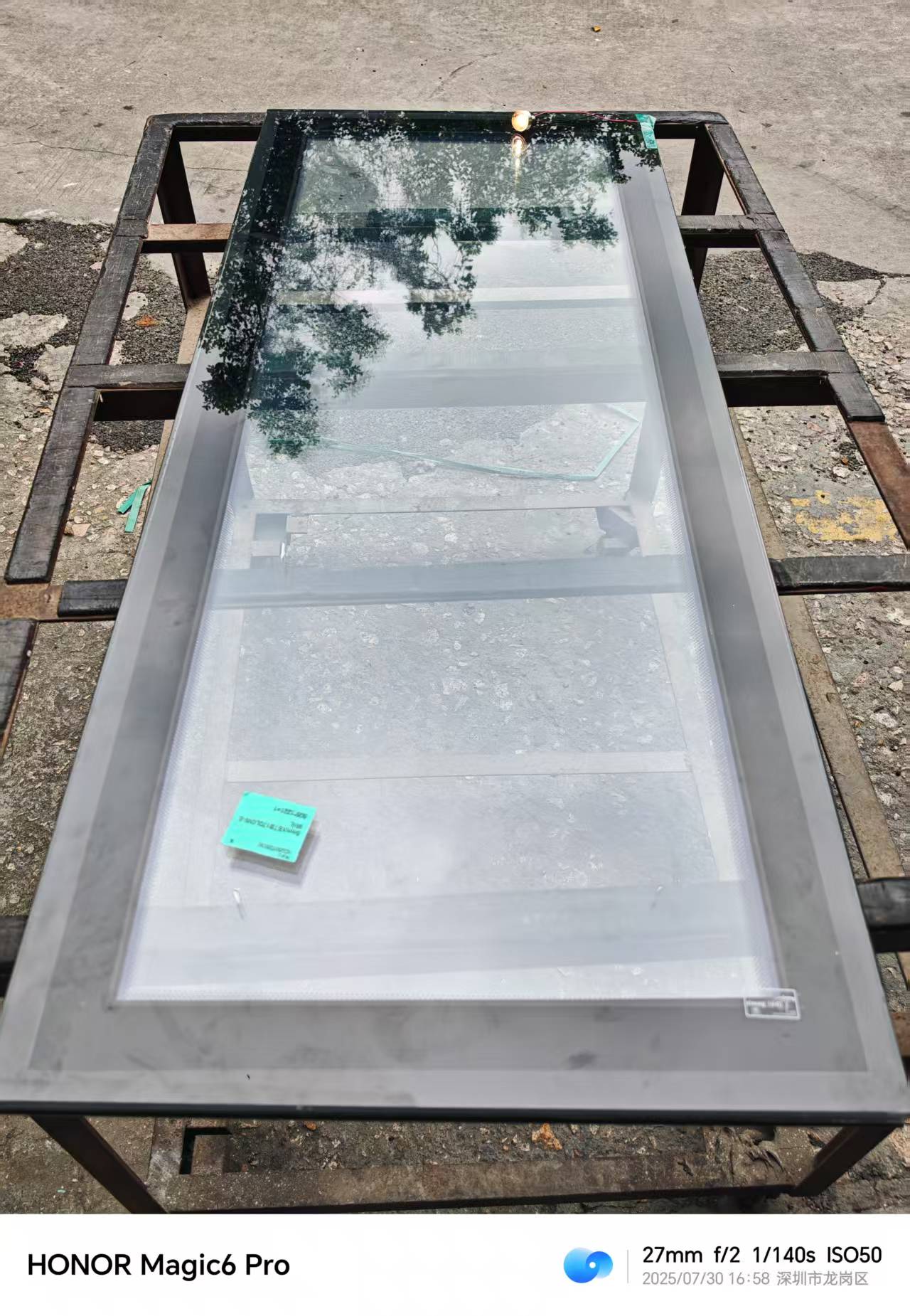 transparent power-generating glass