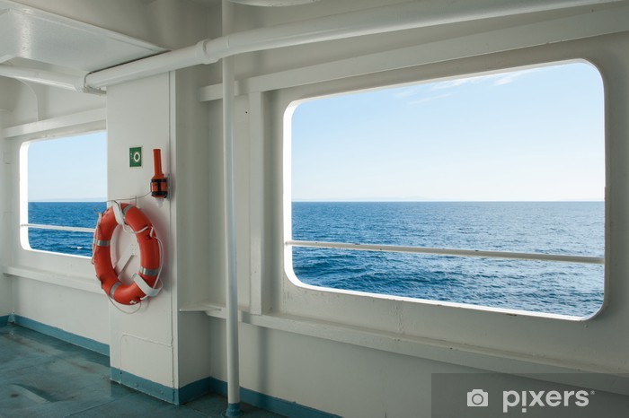 Ship transparent power generation window